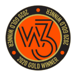 AboutPage-award-logos-w3 W3 Gold winner icon 2020