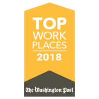 Washington Post top work places 2018 icon banner