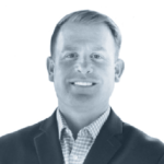 black and white profile image of Ryan Abbott, VP of Operations