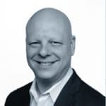 black and white profile image of Scott Lubow, VP of Proposal Operations