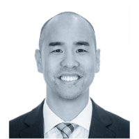 black and white profile image of Vy Truong, Chief of Innovation Officer