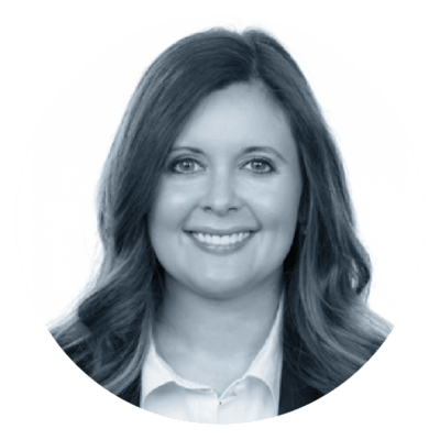 industry-experts-ashleyb black and white profile image of Ashley Brush, VP of Operations Excellence