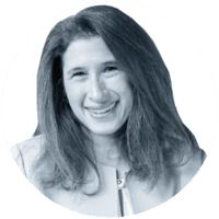Leadership-Headshots-24 black and white profile image of Rachel Cohen, Chief Growth Officer