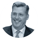 Leadership-Headshots-round-28 black and white profile image of Matt Zimmerman, VP of Foreign Affairs