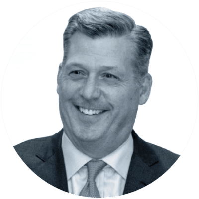 Leadership-Headshots-round-28 black and white profile image of Matt Zimmerman, VP of Foreign Affairs
