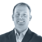 Leadership-Headshots-square-22 black and white profile image of Ryan Abbott, VP of Defense