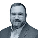 Leadership-Headshots_jack-square-23 black and white profile image of Jack Gumtow, VP of Customer Solutions