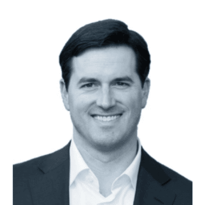 black and white headshot of Ed Kostrzebski, VP of growth and capture