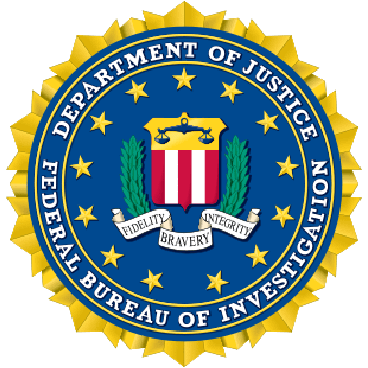 U.S. Department of Justice Federal Bureau of Investigation Seal