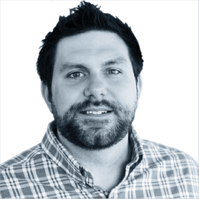 Tim-M_Square-04 black and white profile image of Tim Marcinowski, Sr. Director of Open Source Solutions