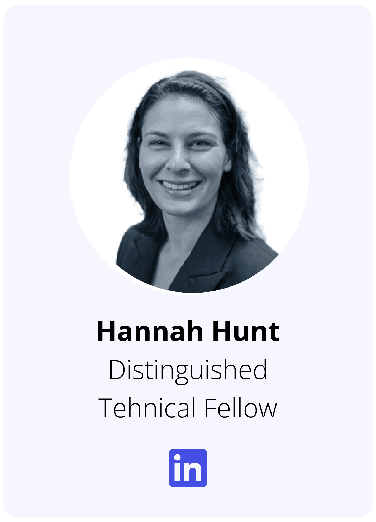 Headshot of MetroStar Distinguished Technical Fellow, Hannah Hunt