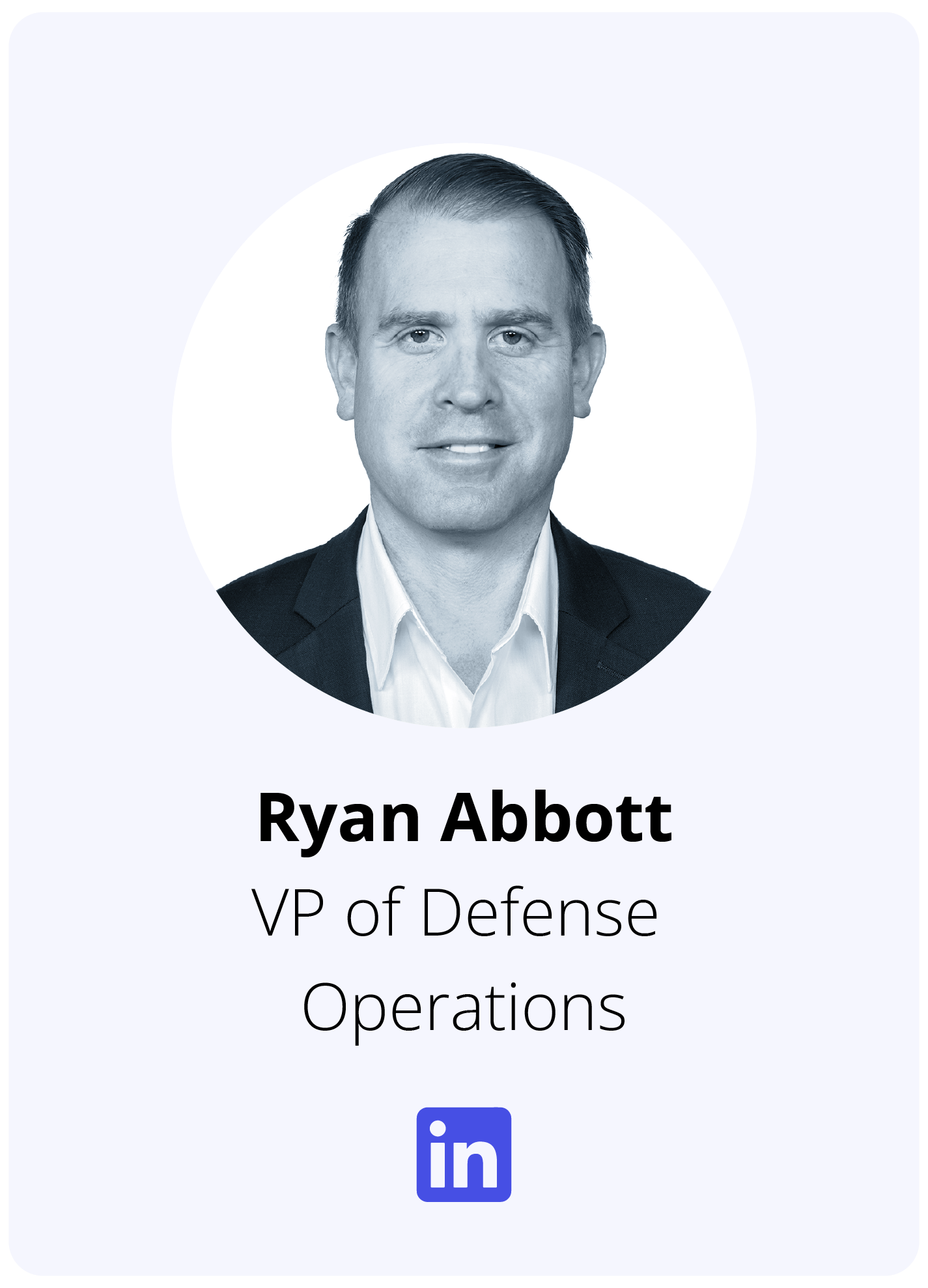 Headshot of MetroStar VP of Defense Operations, Ryan Abbott