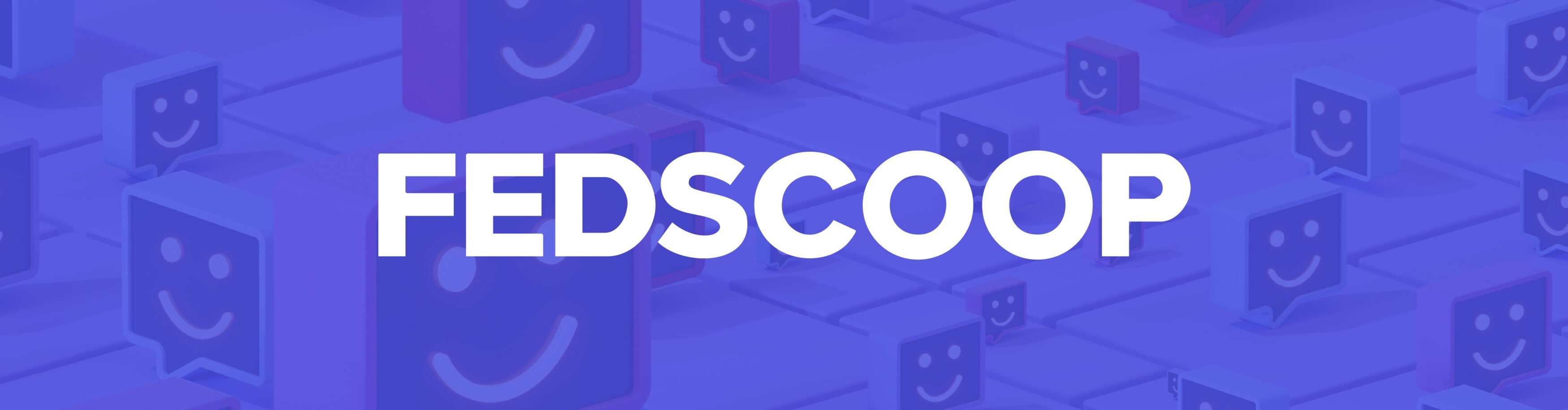 FedScoop Logo on Darkened Purple background