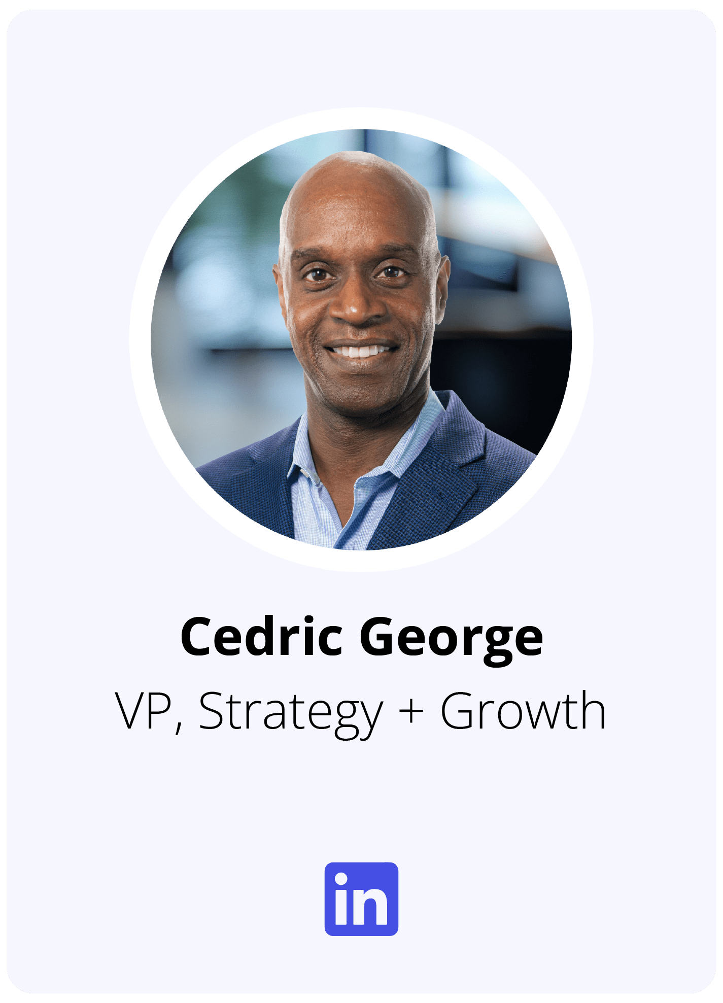 Headshot of MetroStar VP of Strategy and Growth, Cedric George