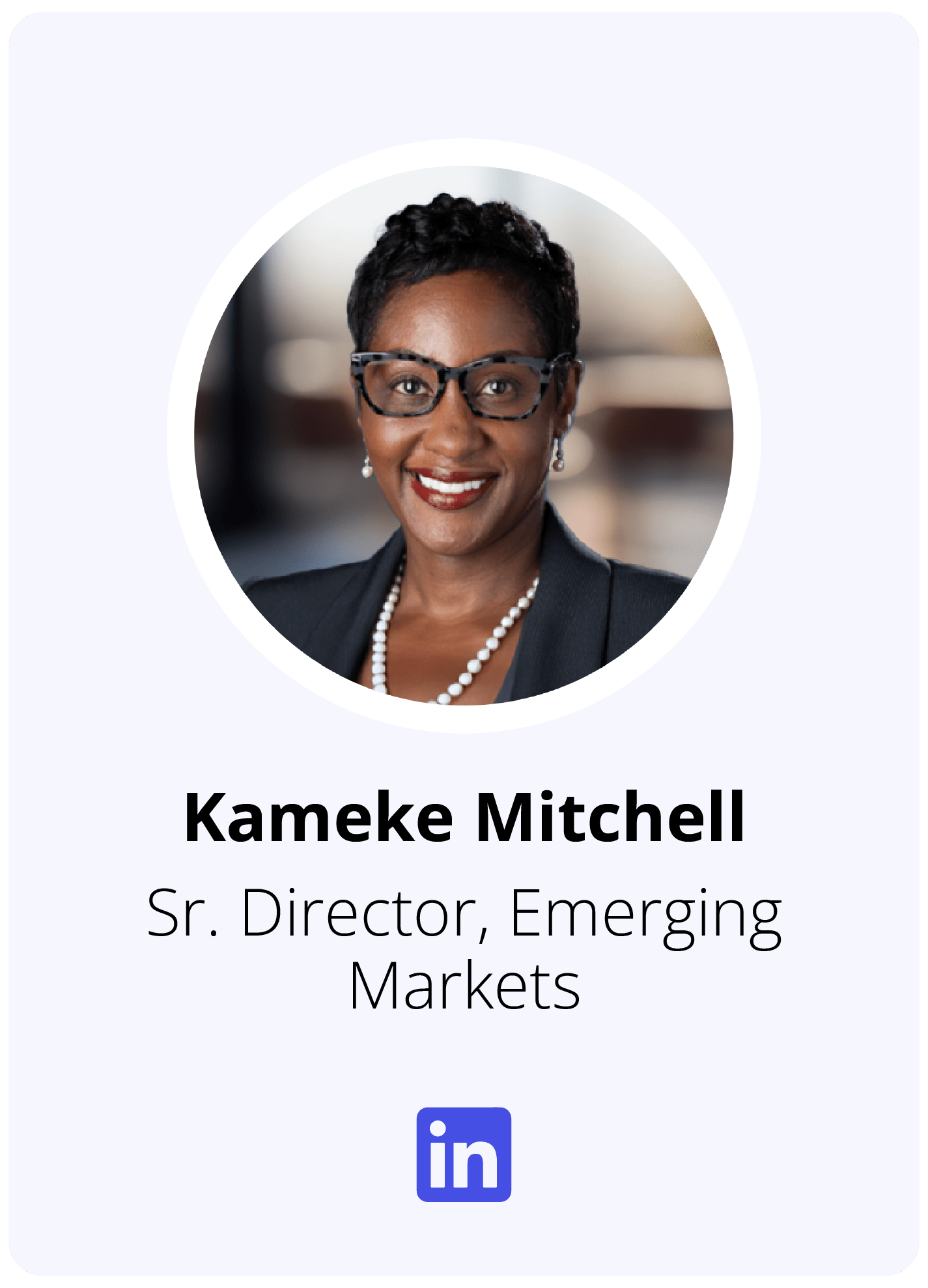 Headshot of MetroStar Sr. Director of Emerging Markets, Kameke Mitchell